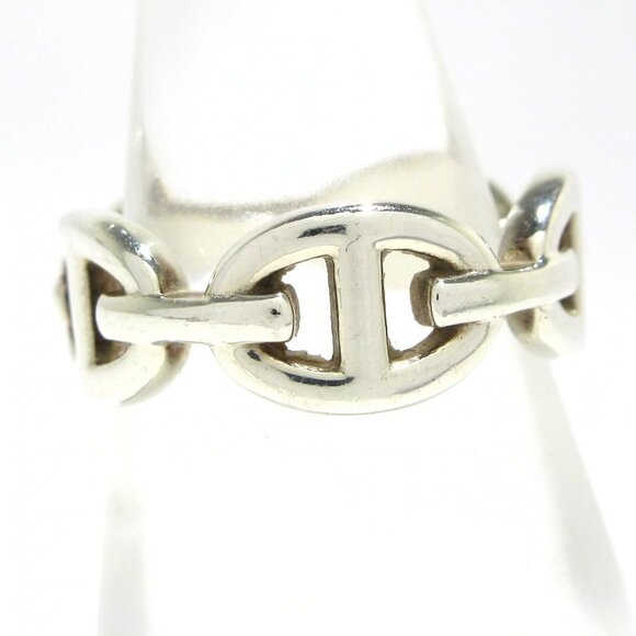 Auth HERMES Chaine D'ancre - Silver None Ring #6 - Picture 3 of 6